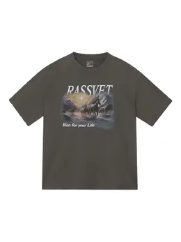 RASSVET: Коричневая футболка 
