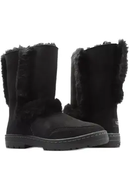 UGG: Чёрные ботинки 