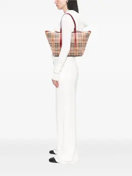 Burberry Pre-Owned: Коричневая сумка-шоппер 