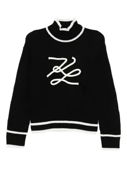 Karl Lagerfeld: Чёрный свитер  Autograph