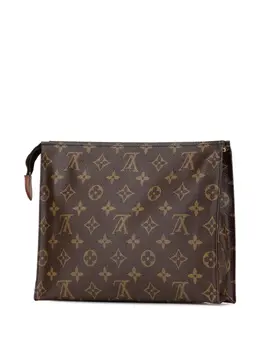 Louis Vuitton Pre-Owned: Коричневый клатч 