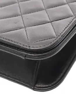 CHANEL Pre-Owned: Чёрная сумка через плечо 