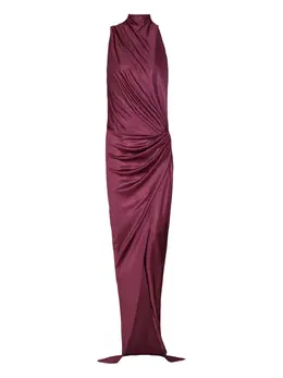 Balmain: Драпированное платье 