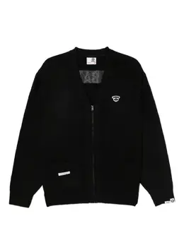 AAPE BY *A BATHING APE®: Чёрный кардиган 