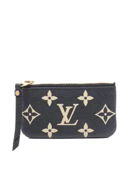 Louis Vuitton Pre-Owned: Чёрный кошелёк 