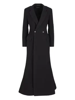 Balenciaga: Пальто из шерсти 