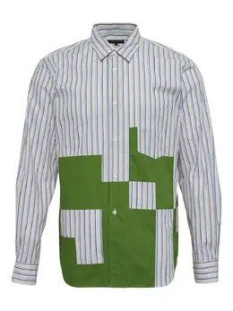 Comme des Garçons Homme Plus: Рубашка в полоску 