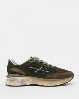 Premiata: Зелёные кроссовки 