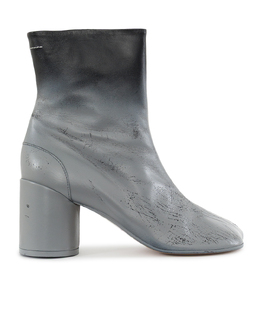 MM6 Maison Margiela: Чёрные ботинки 