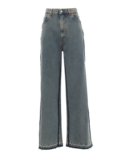 MM6 Maison Margiela: Джинсы с завышенной талией 
