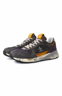 Premiata: Серые кроссовки  Mase