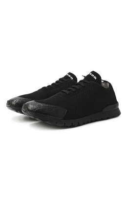 Kiton: Чёрные кроссовки 