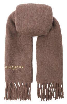 Givenchy: Коричневый шарф 