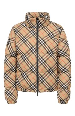 Burberry: Бежевая куртка 