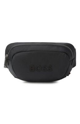BOSS: Синяя поясная сумка 