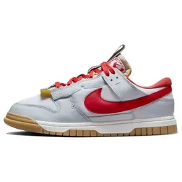 NIKE: Белые кеды  Dunk
