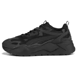 PUMA: Чёрные кеды  RS-X