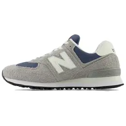 New Balance: Серые кеды  574