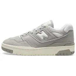 New Balance: Серые кеды  550