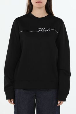 Karl Lagerfeld: Чёрный свитшот 