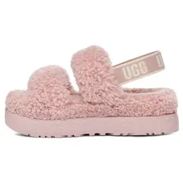 UGG: Розовые шлёпанцы 