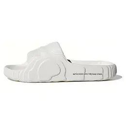 adidas Originals: Белые шлёпанцы 