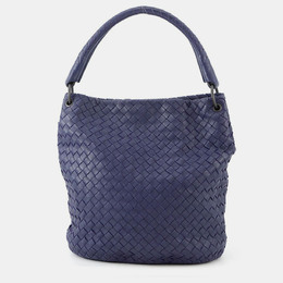 Bottega Veneta: Фиолетовая сумка  Intrecciato