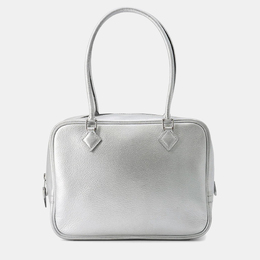 Hermes: Серебристая сумка 