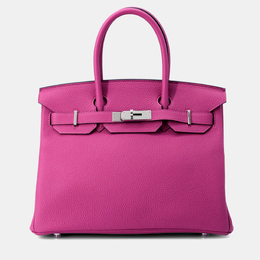Hermes: Фиолетовая сумка  Birkin