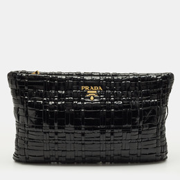Prada: Чёрный клатч 