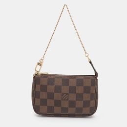 Louis Vuitton: Коричневая сумка  Pochette Accessoires