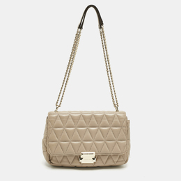Michael Kors: Бежевая сумка 
