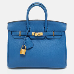 Hermes: Голубая сумка  Birkin 25