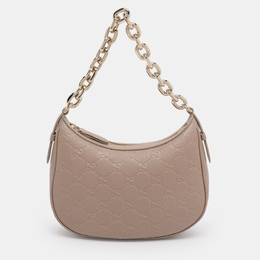 Gucci: Бежевая сумка  GG