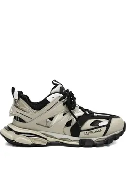 Balenciaga: Бежевые кроссовки  Track