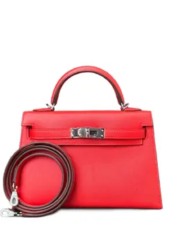 Hermès Pre-Owned: Красная сумка-шоппер 