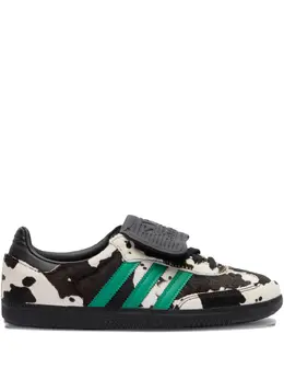 adidas: Чёрные кроссовки  Samba