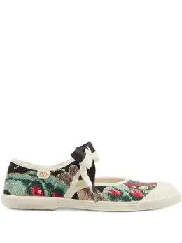 Valentino Garavani: Белые кроссовки 