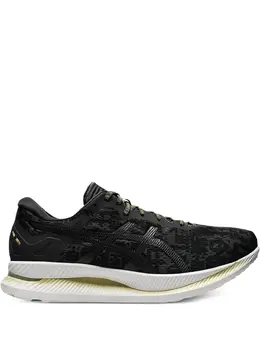 ASICS: Чёрные кроссовки  Glideride