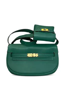 Hermès Pre-Owned: Зелёная сумка через плечо 