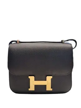 Hermès Pre-Owned: Чёрная сумка через плечо 