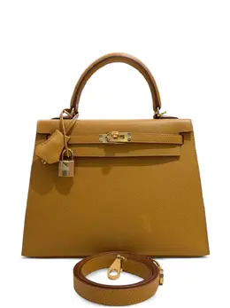 Hermès Pre-Owned: Коричневая сумка-шоппер 
