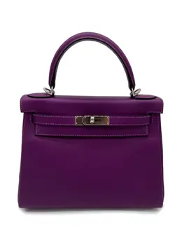 Hermès Pre-Owned: Фиолетовая сумка-шоппер 