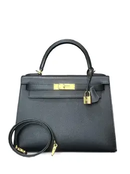 Hermès Pre-Owned: Чёрная сумка-шоппер 