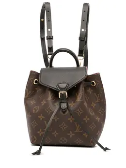 Louis Vuitton Pre-Owned: Чёрный рюкзак 