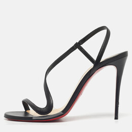Christian Louboutin: Чёрные сандалии 