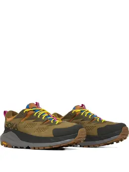 HOKA: Коричневые кроссовки 