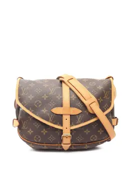 Louis Vuitton Pre-Owned: Коричневая сумка через плечо 