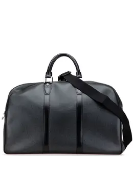 Louis Vuitton Pre-Owned: Чёрная дорожная сумка 