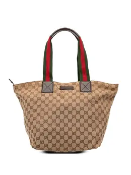 Gucci Pre-Owned: Коричневая сумка-шоппер 
